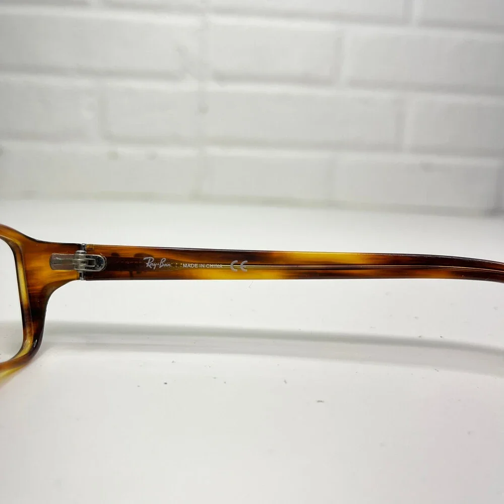 Ray-Ban RB5120 2144 Brown Rectangle Eyeglasses Frame 53-17-135 1085